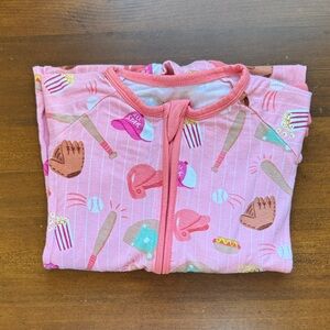 Little Sleepies Pink All Star Zippy